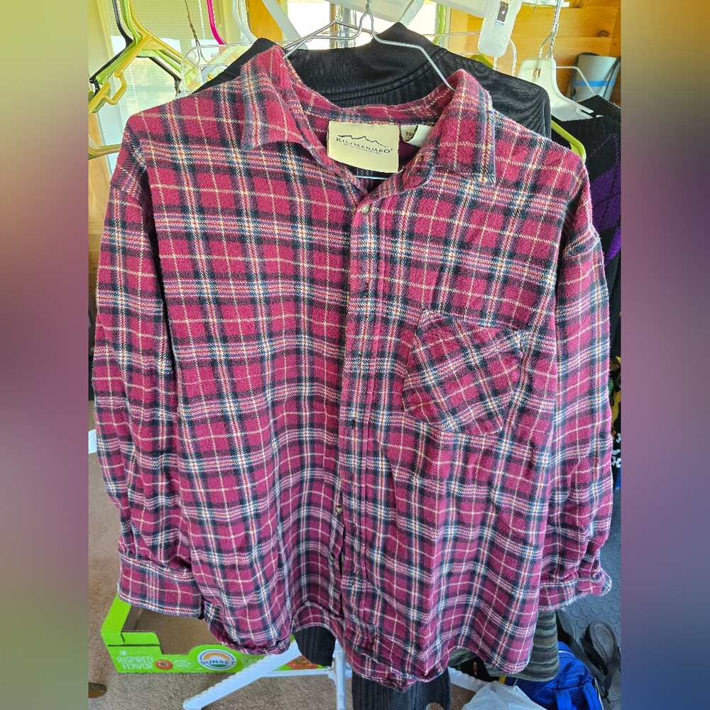 Expedition Outfitters Kilimanjaro Cotton Flannel Work shirt size 2XLT